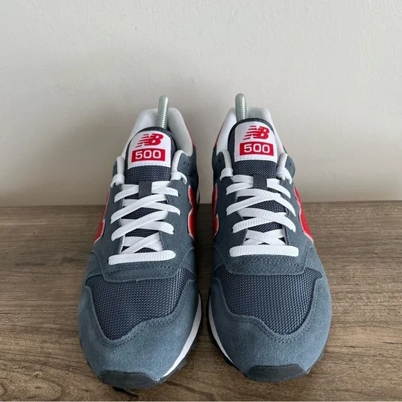 New Balance 500 Blue & Red Men's Shoe Size 8 #698